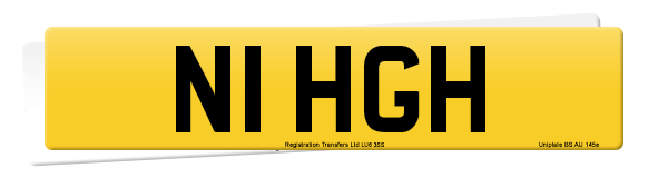 Registration number N1 HGH